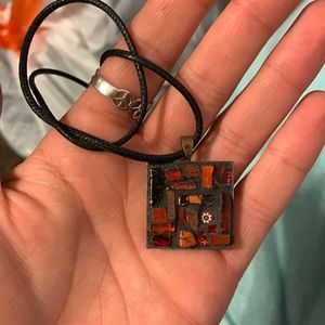 Tile necklace